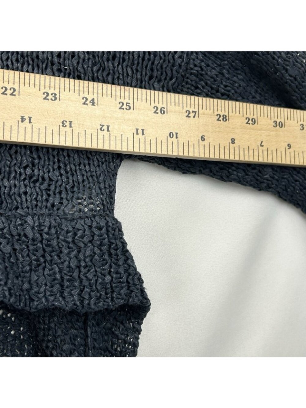 Rodebjer Knotted Open-Knit Sweater Womens XS V-neck Side-Tie Detail Long Sleeve - Picture 7 of 16